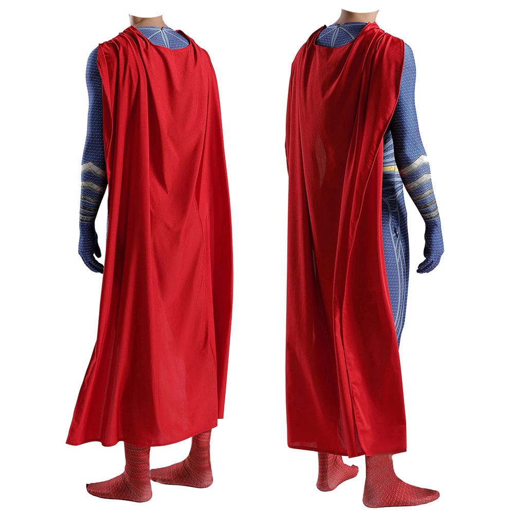 Man of Steel 2 Superman Clark Kent Jumpsuits Costume Adult Bodysuit
