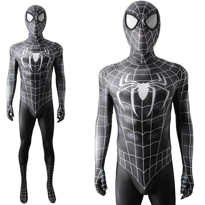 Upgraded Black Venom Spider-man Jumpsuits Costume Adult Bodysuit