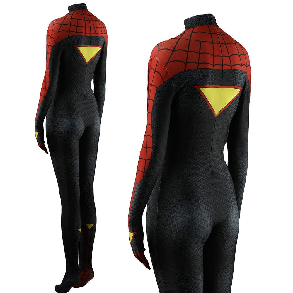 Spider Woman Spiderman Jumpsuits Costume Adult Halloween Bodysuit