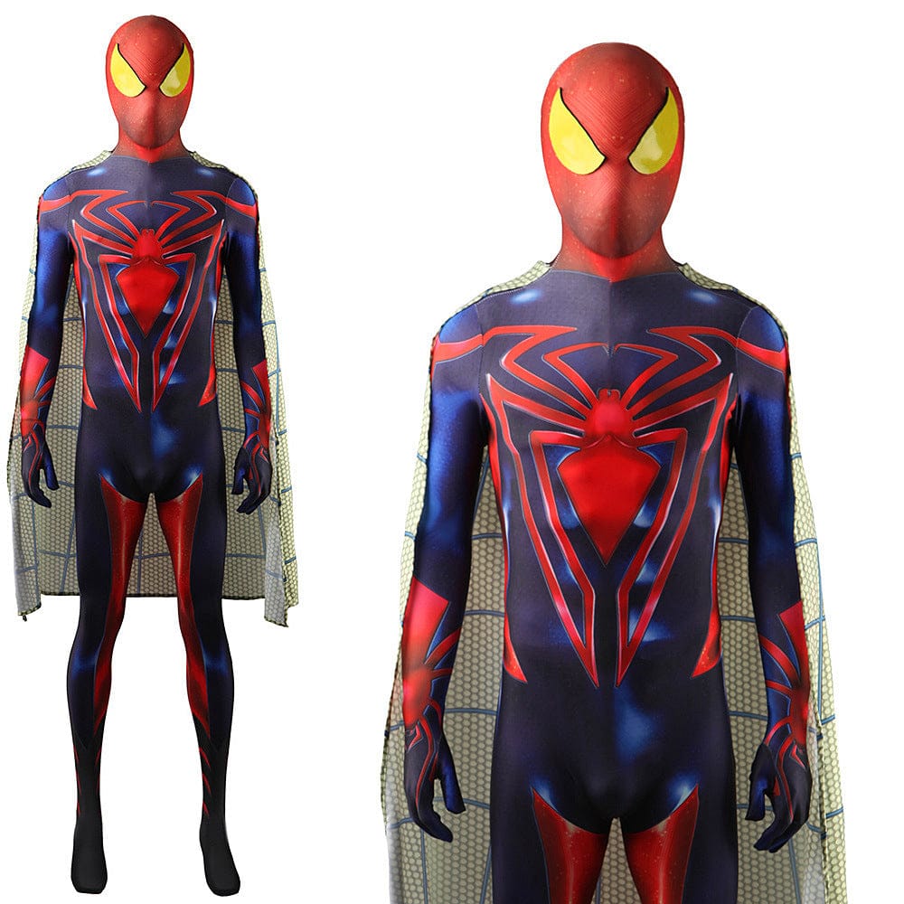 Bluture Superman Spider-man Jumpsuits Costume Adult Halloween Bodysuit