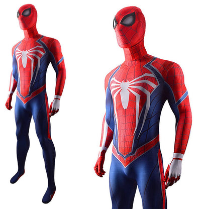 Upgraded PS4 Spider-man Jumpsuits Costume Adult Halloween Bodysuit