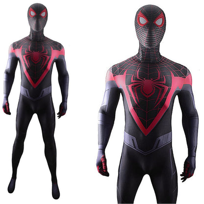 PS5 Into The Verse Spider-man Jumpsuits Cosplay Costume Adult Bodysuit