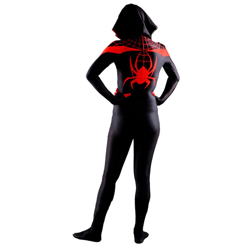 Spider Man Miles Morales Spider Women Jumpsuits Costume Adult Bodysuit
