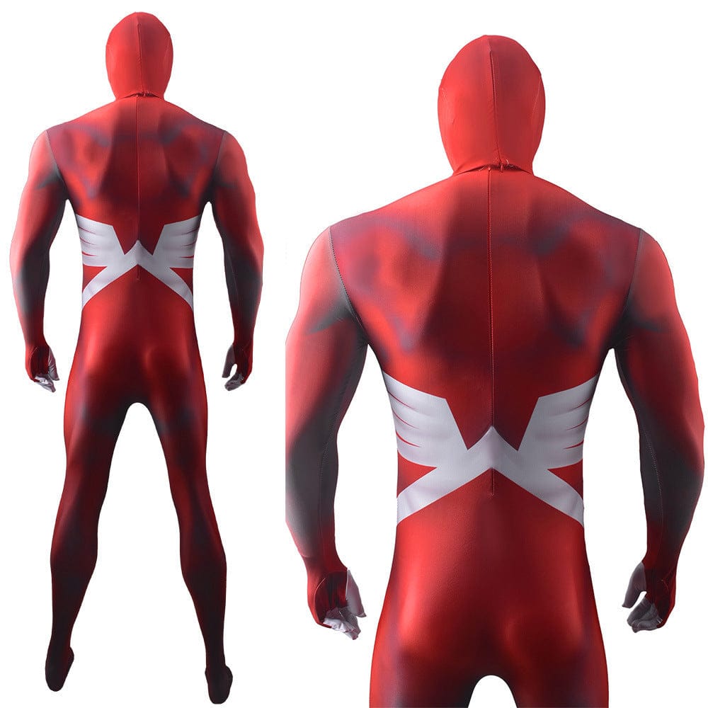 Venom Spider Man Symbiote Red Jumpsuits Costume Adult Bodysuit