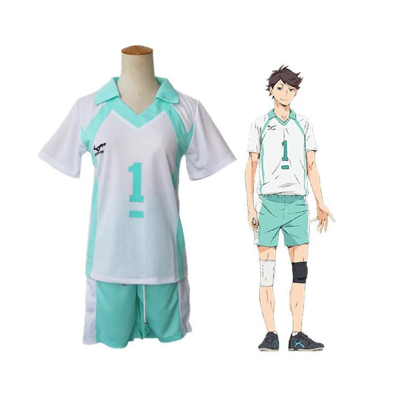 anime haikyuu aobajohsai high oikawa tooru uniform cosplay costume