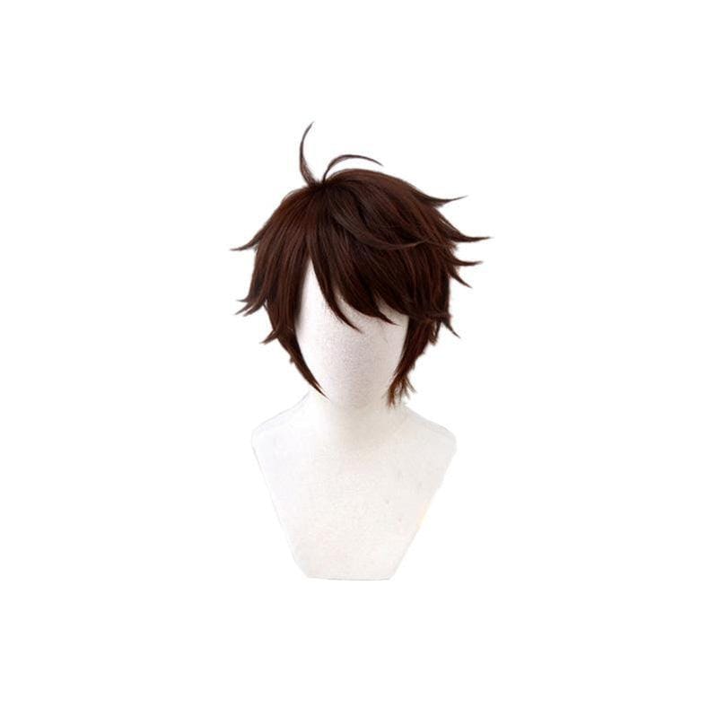 anime haikyuu aobajohsai high oikawa tooru short brown cosplay wigs