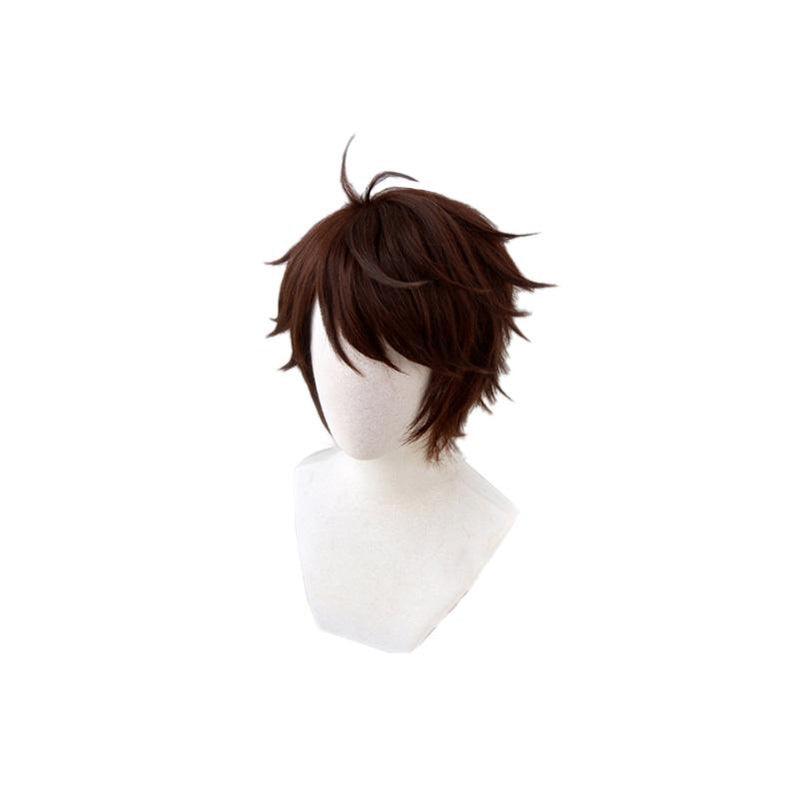 anime haikyuu aobajohsai high oikawa tooru short brown cosplay wigs