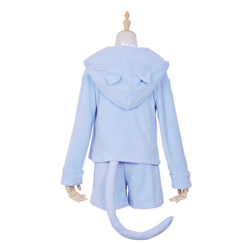 anime re zero starting life in another world rem and ram pajamas cosplay costume