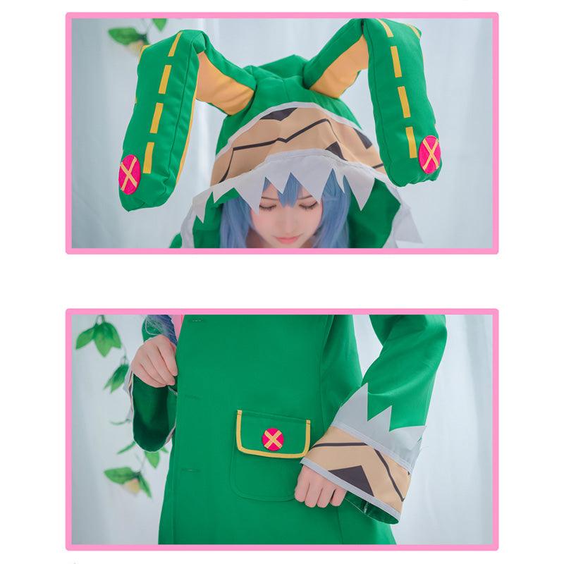 anime date a live yoshino himekawa green coat outfits cosplay costume