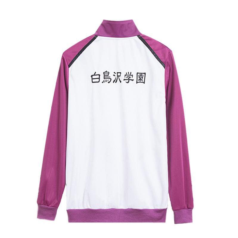 anime haikyuu shiratorizawa academy jacket ushijima wakatoshi cosplay costume