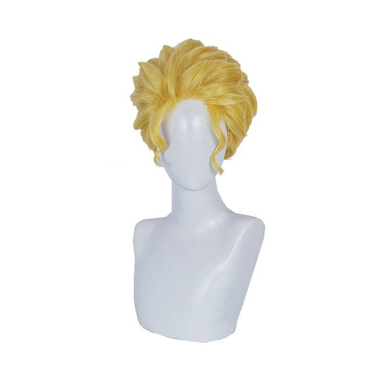 anime jojos bizarre adventure diamond is unbreakable yoshikage kira short blonde cosplay wigs