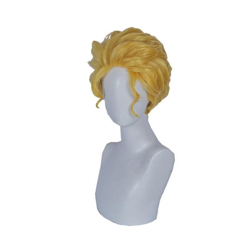 anime jojos bizarre adventure diamond is unbreakable yoshikage kira short blonde cosplay wigs