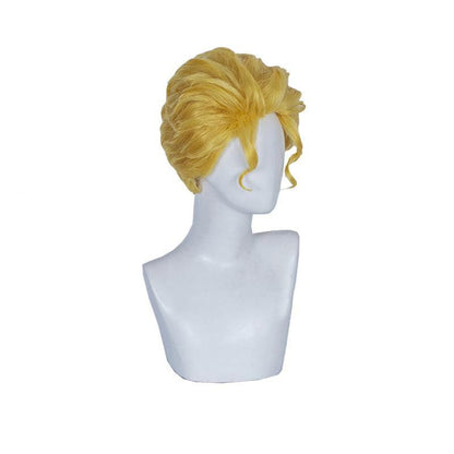 anime jojos bizarre adventure diamond is unbreakable yoshikage kira short blonde cosplay wigs