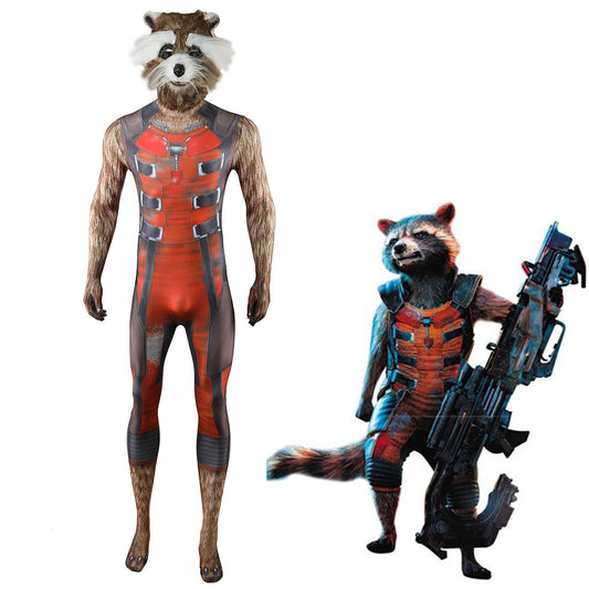 Guardians of the Galaxy Vol.3 Rocket Raccoon Jumpduit Cosplay Costume