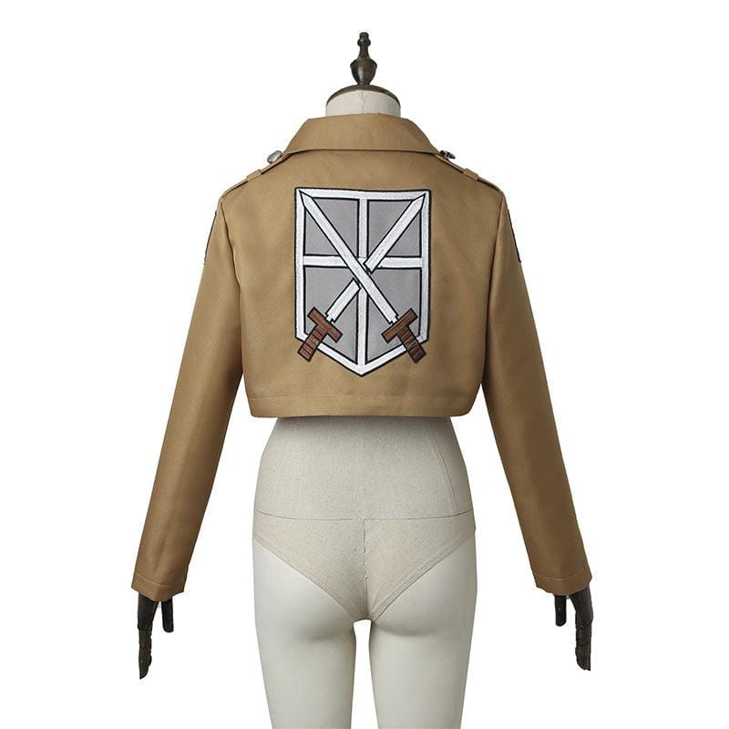 anime attack on titan mikasa ackerman ttraining corps uniform set cosplay costume