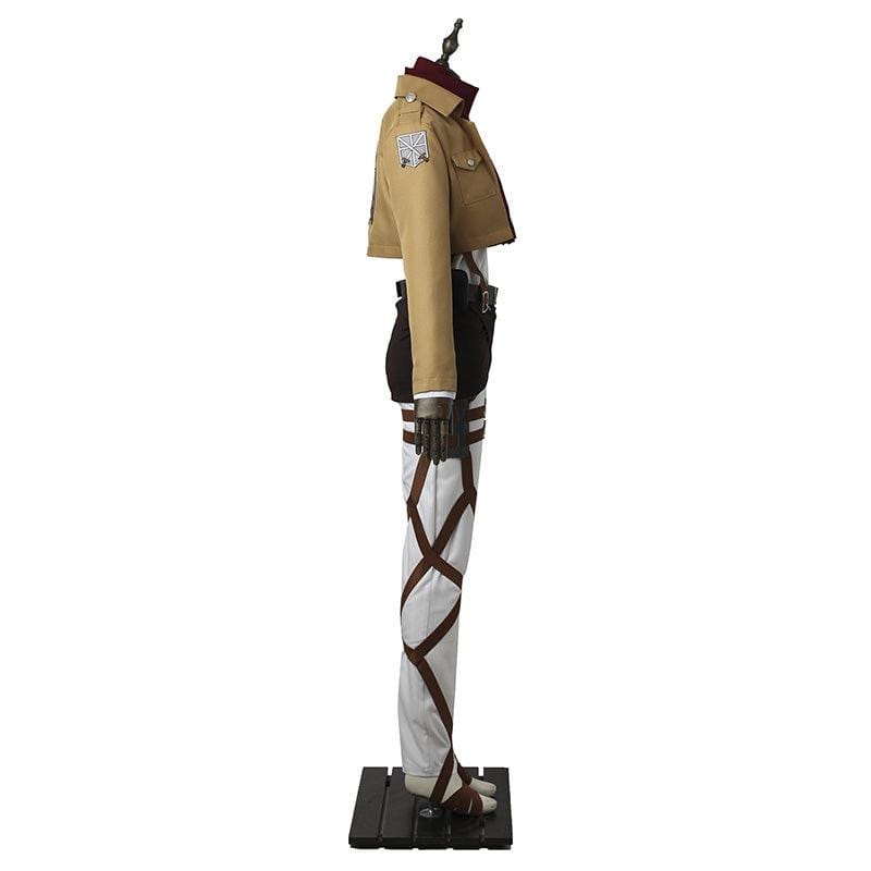 anime attack on titan mikasa ackerman ttraining corps uniform set cosplay costume