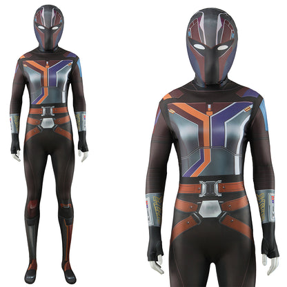 Star Wars Ahsoka Sabine Wren Jumpsuit Women Cosplay Costume