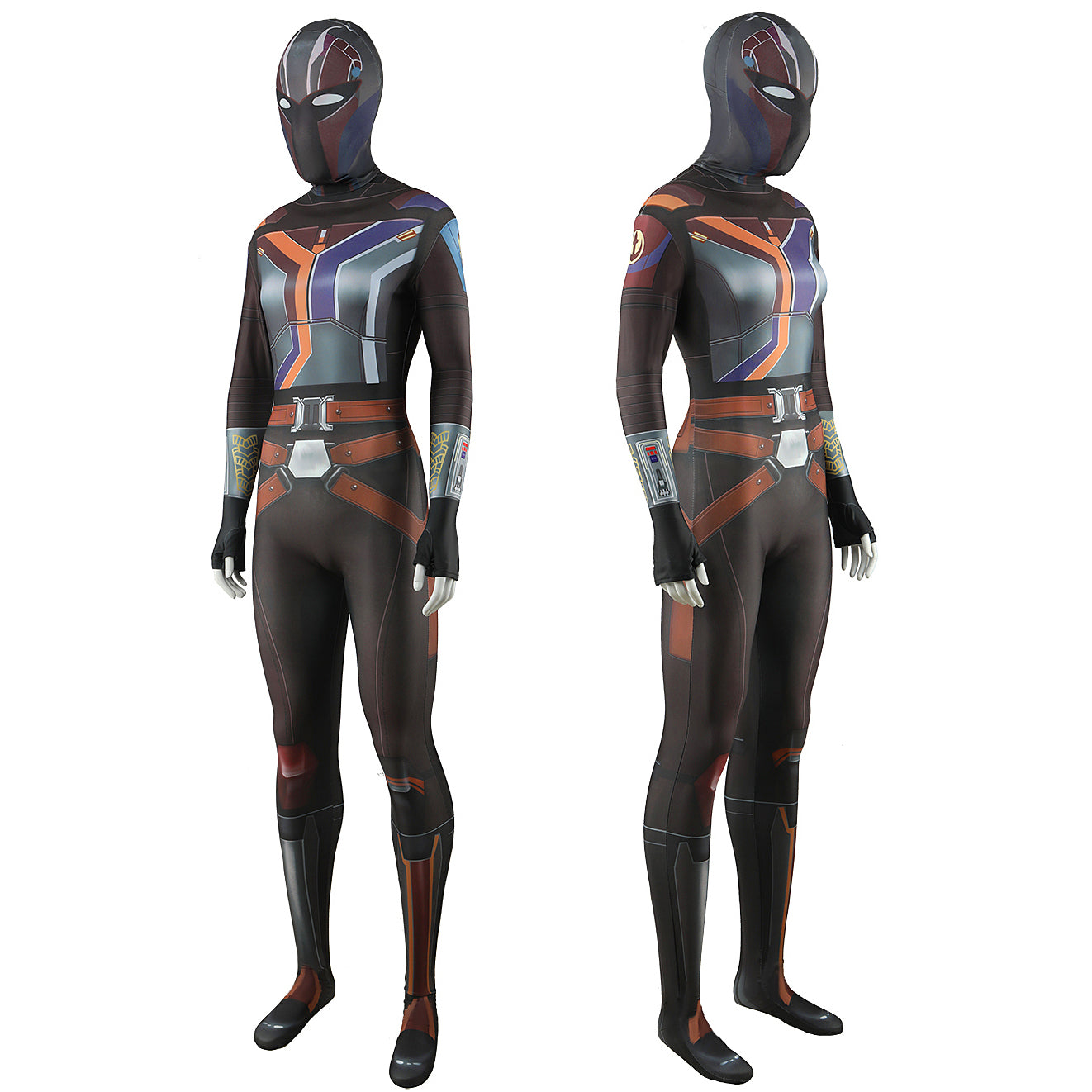 Star Wars Ahsoka Sabine Wren Jumpsuit Women Cosplay Costume