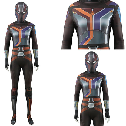 Star Wars Ahsoka Sabine Wren Jumpsuit Women Cosplay Costume