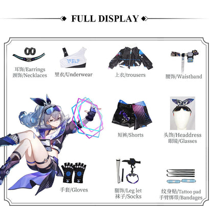 Honkai: Star Rail Silver Wolf Adult Full Set Cosplay Costume