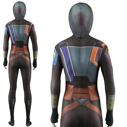 Star Wars Ahsoka Sabine Wren Jumpsuit Women Cosplay Costume