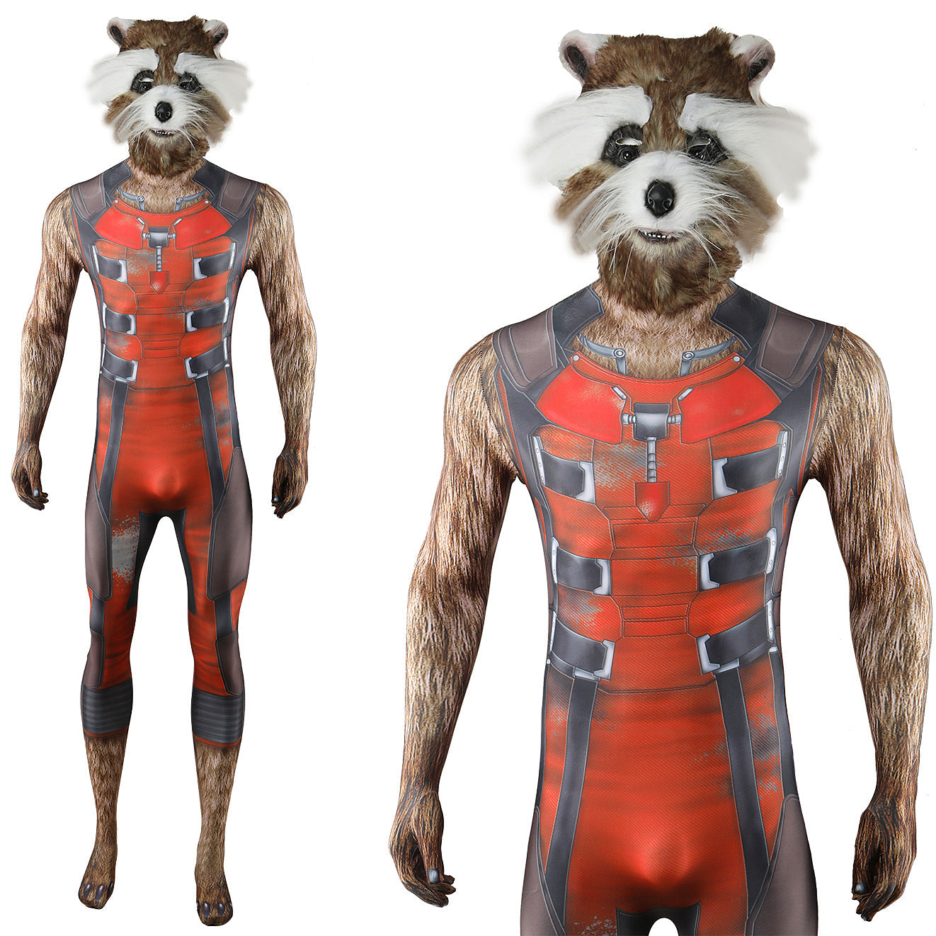 Guardians of the Galaxy Vol.3 Rocket Raccoon Jumpduit Cosplay Costume