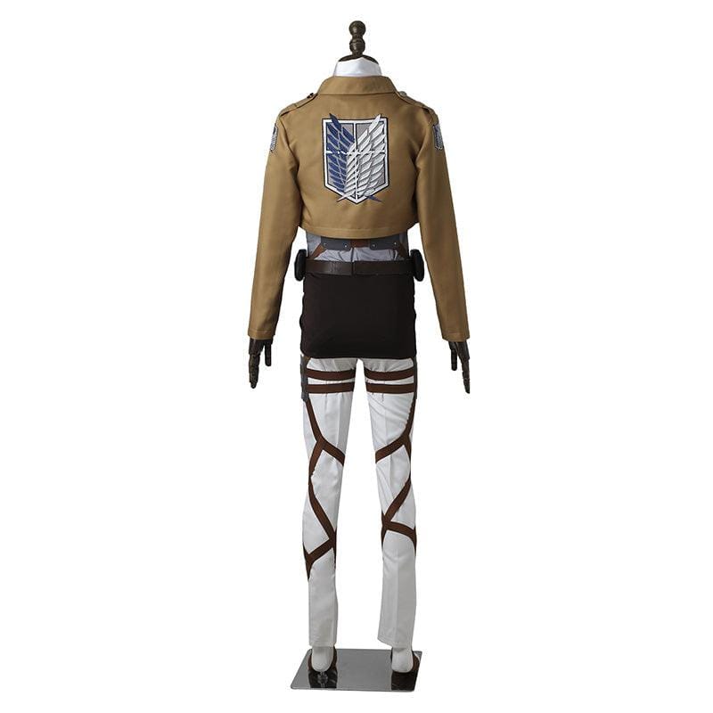 anime attack on titan levi ackerman survey corps uniform set cosplay costume
